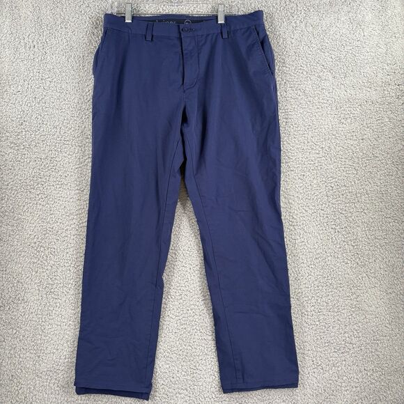 Vineyard Vines Other - Vineyard Vines Performance On The Go Pants Mens 33x30 Blue Chino Flat Front Golf